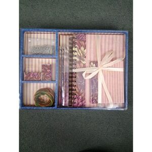 Vintage 1995 Stationary‎ Set Complete Pink Feminine Sealed Address Book Supplies